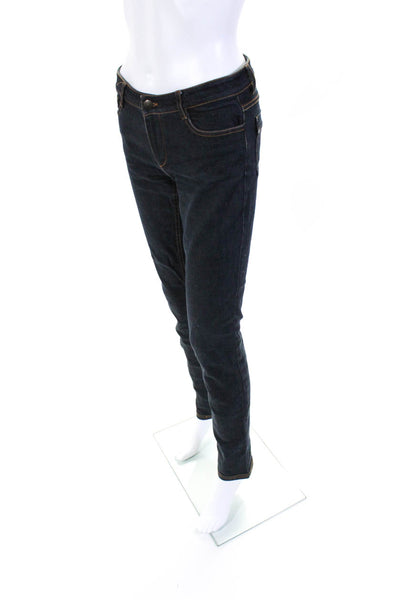 Derek Lam Womens Blue Indigo Wash Mid-Rise Straight Leg Jeans Size 2