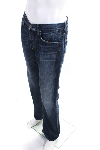 COH By Jerome Dahan Mens Relaxed Fit Bootcut Dark Wash Denim Jeans Blue Size 30