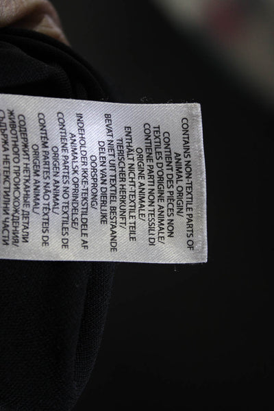 Polo Ralph Lauren Womens Crepe 1/2 Button Up Shirt Midi Dress Black Size 12