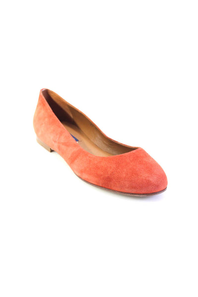 Margaux Womens Slip On Round Toe The Classic Ballet Flats Persimmon Size 37N