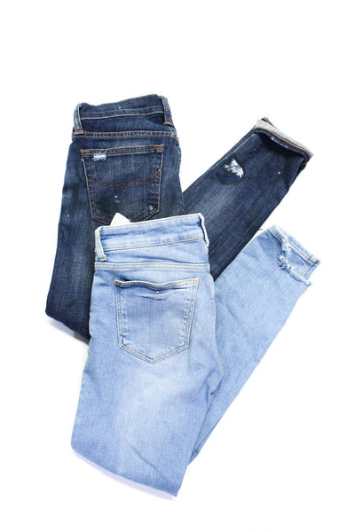 Zara Trafaluc Polo Ralph Lauren Womens Skinny Leg Jeans Blue Size 4 25 Lot 2
