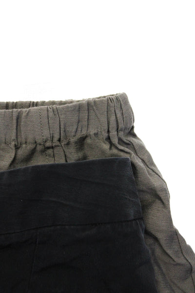 Theory BCBG Max Azria Womens Pants Black Gray Size 4 Extra Small Lot 2