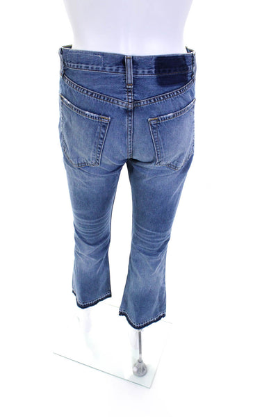Rag & Bone Women's Five Pockets Medium Wash Straight Leg Denim Pant Size 25