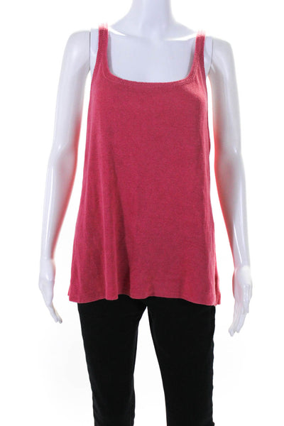 Eileen Fisher Womens Pullover Tank Top Pink Size Extra Large