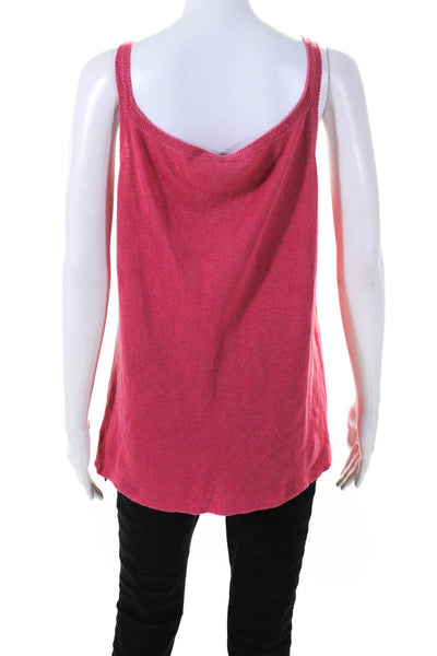 Eileen Fisher Womens Pullover Tank Top Pink Size Extra Large