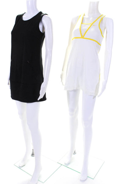 Nike Athleta Womens White Yellow Sleeveless Active Mini Dress Size XS lot 2