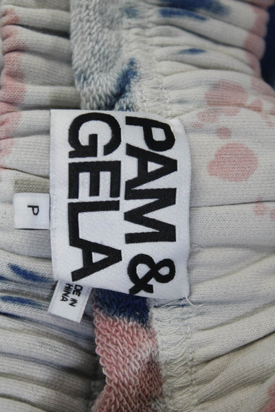 Pam & Gela Womes Tie Dye Print Sweatpants Multi Colored Size Petite