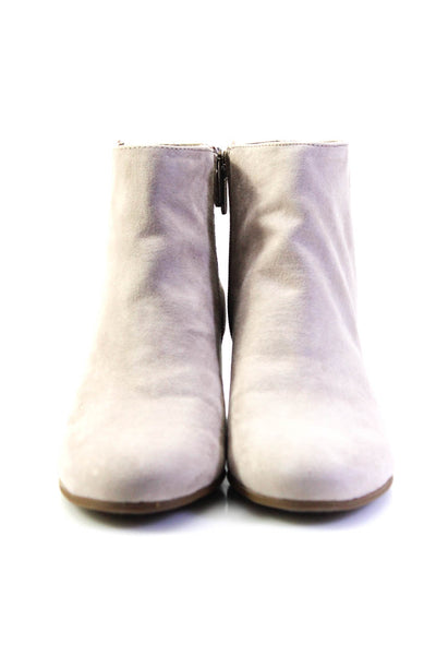 Circus by Sam Edelman Womens Zip Up Adnkle Boots Beige Size 8.5