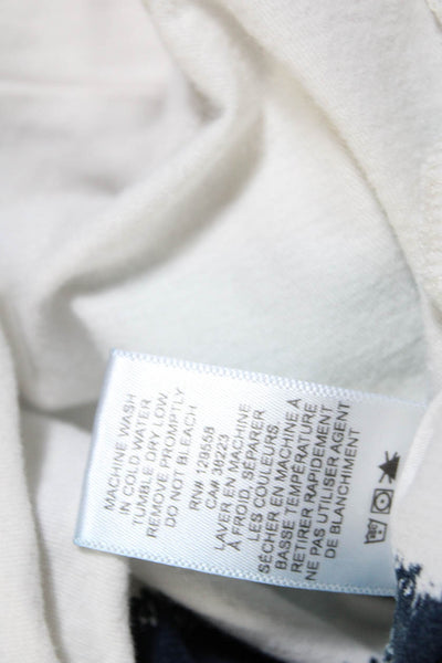 SOL ANGELES Polo Ralph Lauren Mens Cotton Striped T-shirt White Size L XL, Lot 2