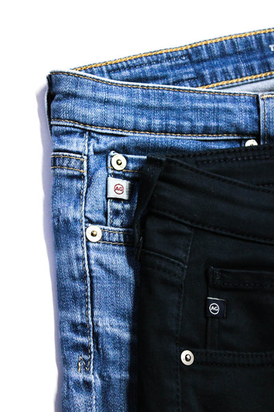 AG Women's Five Pockets Medium Wash Straight Leg Denim Pant Size 31 Lot 2