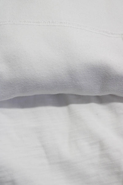 Nation LTD Spiritual Gangster Womens Cotton T-Shirt Hoodie White Size S Lot 2