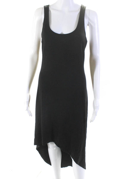 Michael Michael Kors Women's Scoop Neck High Low Sundress Black Size S