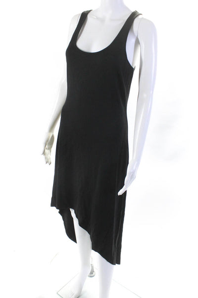 Michael Michael Kors Women's Scoop Neck High Low Sundress Black Size S