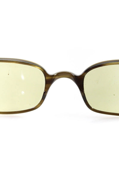 Oliver Peoples OP-603 OT Swamp Green Acetate Frame Rectangular Eyeglasses