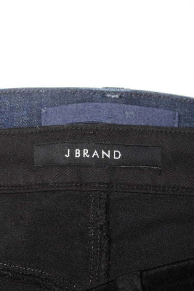 J Brand Womens Mid Rise Velvet Skinny Ankle Jeans Size 31 32 Lot 2