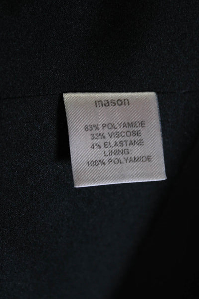 Masons Womens Back Zip Layered Mini Pencil Skirt Black Size 0