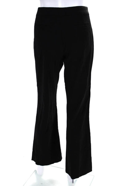 Elie Tahari Women's Flat Front Straight Leg Dress Pant Black Size 8