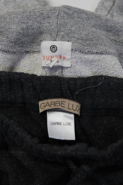 Sundry Garbe Luxe Womens Drawstring Waist Sweatpants Gray Size 0 Small Lot 2