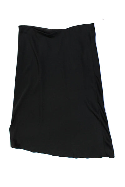 J Crew Sanctuary Women's Elastic Waist Midi Bias Skirt Black Size M, Lot 2