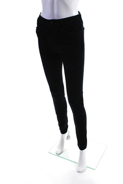 L'Agence Womens Margot High Waist Skinny Jeans Pants Dark Blue Size 28
