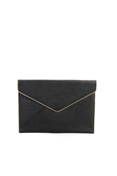Rebecca Minkoff Cole Haan Womens Black Envelope Clutch Bag Handbag lot 2