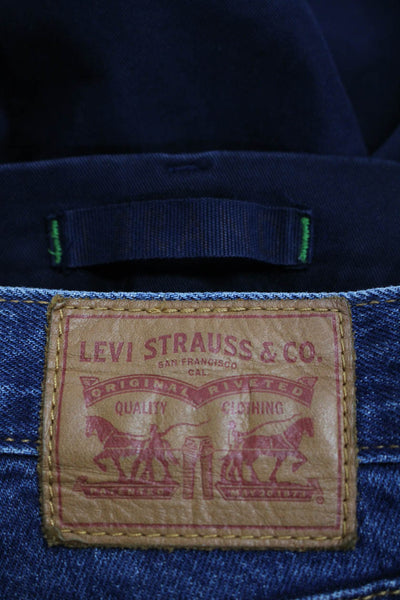 Levis J Brand Womens Cotton Denim Straight Leg Jeans Pants Blue Size 27 26 Lot 2
