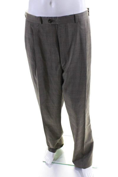 Lauren Ralph Lauren Men's Long Sleeves Line Two Piece Pant Suit Beige Size 42