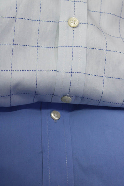 Charles Tyrwhitt Mens Button Down Dress Shirts Blue Size 15.5 33 15 Lot 2