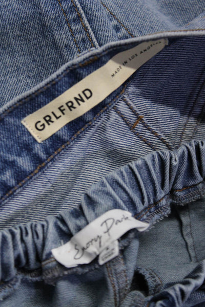 Grlfrnd Emory Park Womens Distressed Jeans Denim Pants Blue Size Small 24 Lot 2