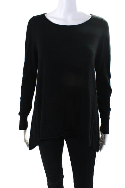 Joie Womens Crew Neck Long Sleeves Pullover Sweater Black Size Small