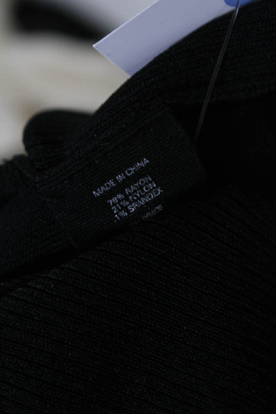 Theory Womens Long Sleeves V Neck Britonia Sweater Black Size Small
