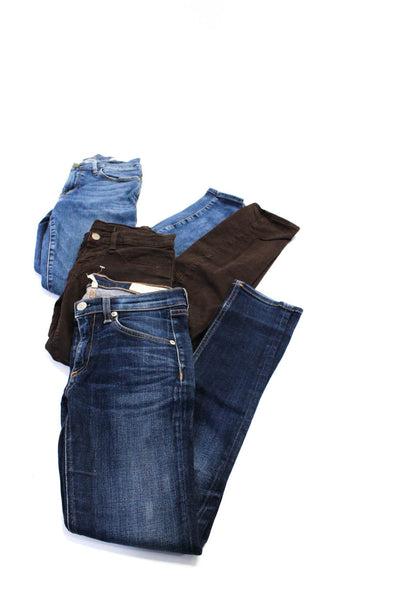 Frame Women's Five Pockets Medium Wash Skinny Denim Pant Size 25 Lot 3
