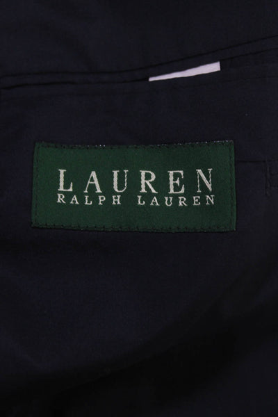 Lauren Ralph Lauren Men's Wool Two Button Lined Blazer Jacket Blue Size 43