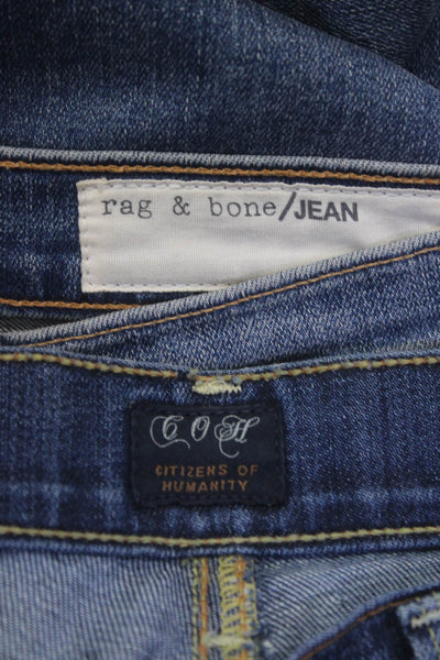 Rag & Bone Citizens of Humanity Women's Skinny Jeans Blue Size 26 27 Lot 2