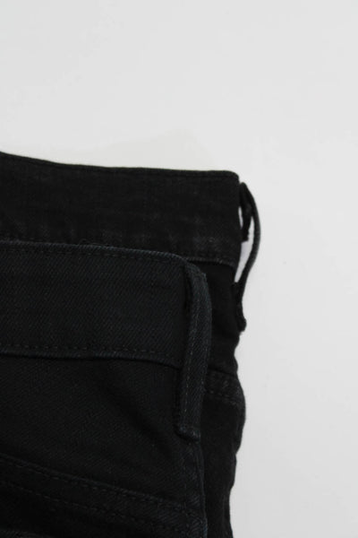 Levis Mens Cotton Buttoned 5-Pocket Skinny Leg Jeans Black Size 14 15 Lot 2
