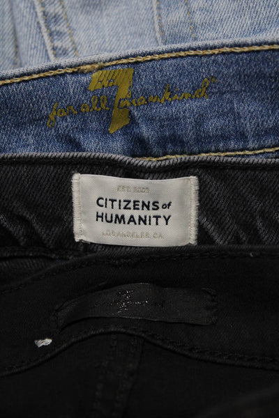 Citizens of Humanity Women's Distress Skinny Denim Pant Black Size 25 Lot 3