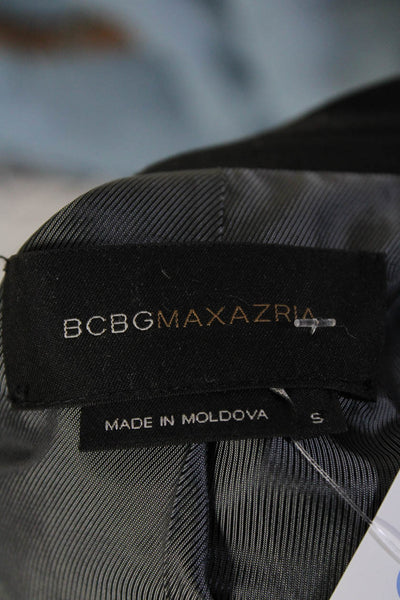 BCBGMAXAZRIA Women's Long Sleeves Line One Button Blazer Black Size S