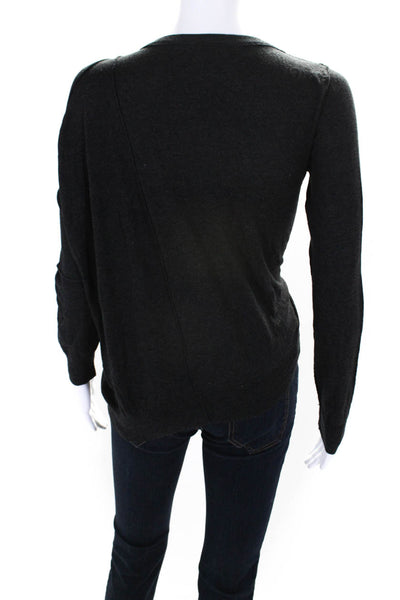 AllSaints Co Ltd Spitalfields Women's Long Sleeves Pullover Sweater Black Size 4
