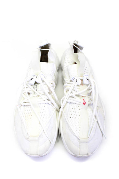 Reebok x Pyer Moss Stretch Drawstring Round Toe Low Top Sneakers White Size 11
