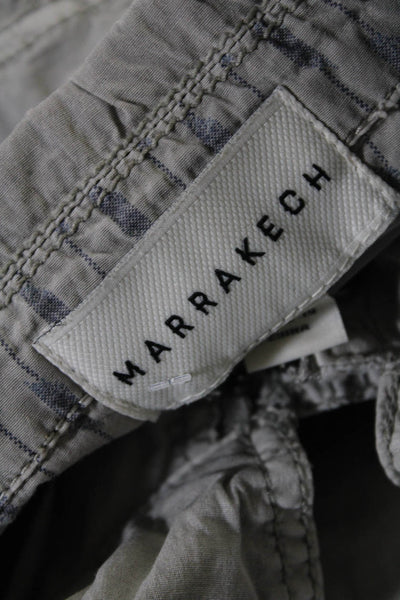 Marrakech Womens Gray Collar Full Zip Long Sleeve Parka Jacket Size s