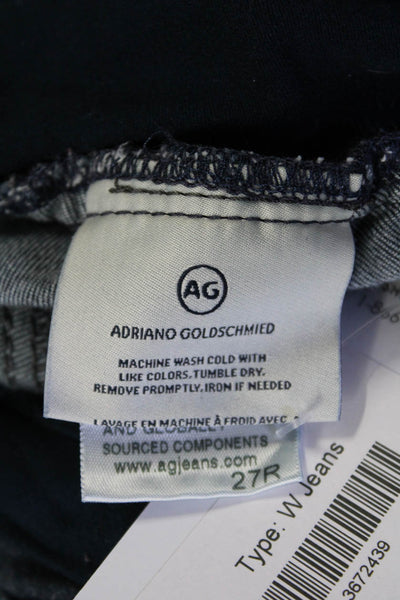 AG Adriano Goldschmied Womens Cotton Skinny Leg Maternity Jeans Blue Size EUR27