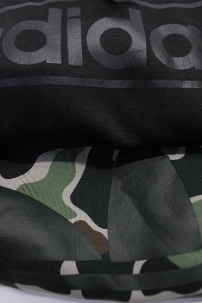 Adidas Womens Camo Cropped Crew Neck Hoodie Sweatshirt Size Small Lot 2