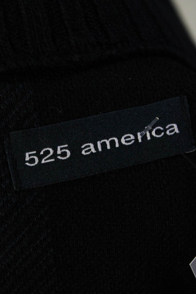 525 America Womens Cotton Plaid Turtleneck Blazer Jacket Multicolor Size XS