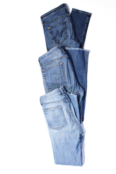 AG Women's Five Pockets Medium Wash Skinny Denim Pant Size 27 Lot 3