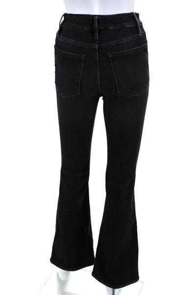 Frame Women's Midrise Five Pocket Bootcut Denim Pant Black Size 26