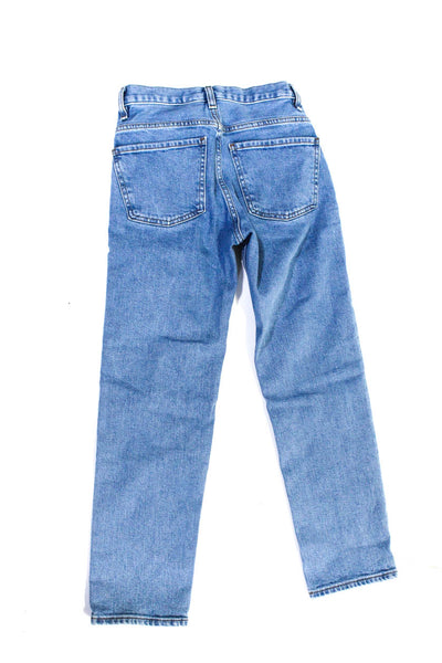 Theory Women's Medium Wash Five Pockets Straight Leg Denim Pant Size 24