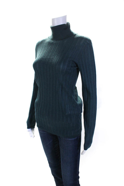 Missoni Women's Turtleneck Long Sleeves Sweater Green Size 42