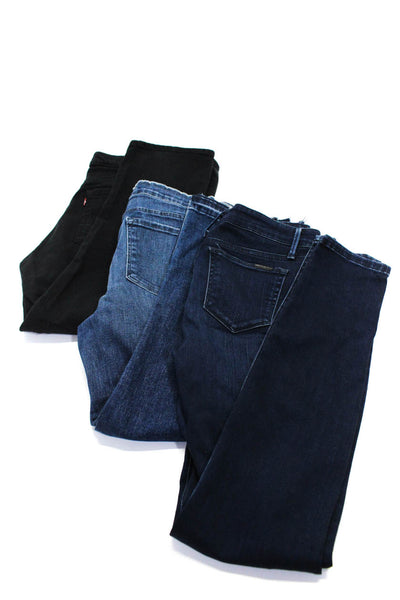 J Brand Levi's Joes Womens Blue Mid-Rise Straight Leg Jeans Size 28 29 lot 3