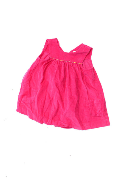 Jacadi Ralph Lauren Childrens Girls Button Up Shirt Dress Pink Size 12M 3 Lot 4