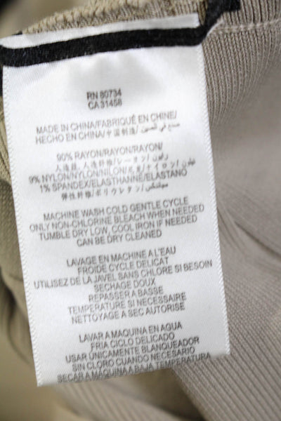 BCBG Max Azria Womens Simone Knit Mini Bandage Skirt Light Brown Size Small